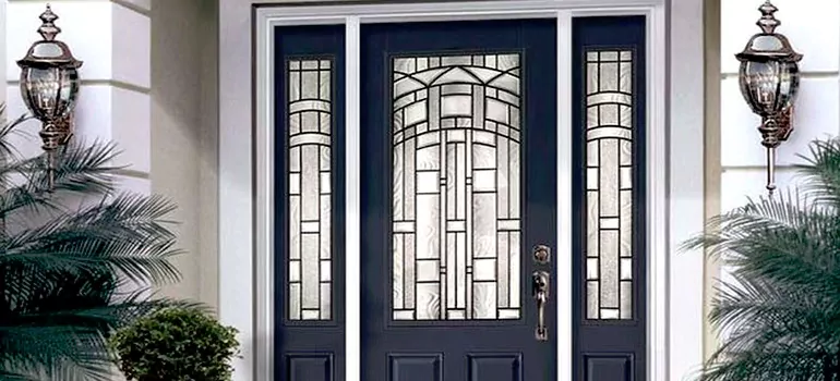 Stained Glass Door Panels in Four Corners, FL